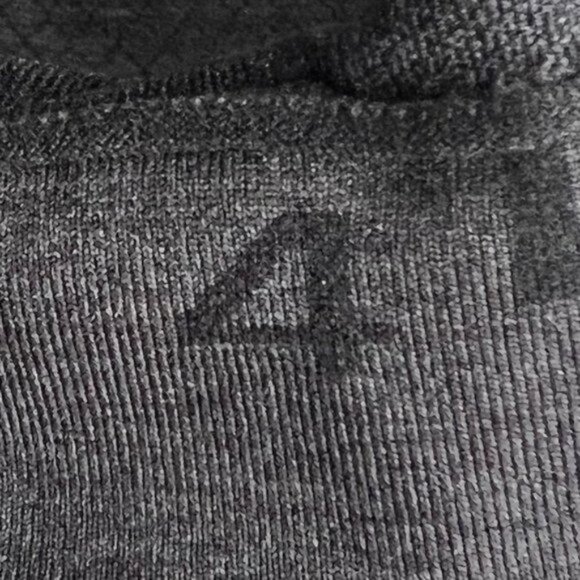 Lululemon In The Flow Crop II Yoga Training Leggings Size 4 Heathered Deep Coal - Picture 7 of 7